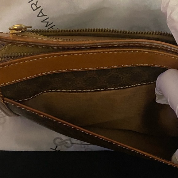 CELINE Vintage Brown Macadam M92 Wristlet/Clutch bag - Picture 13 of 14